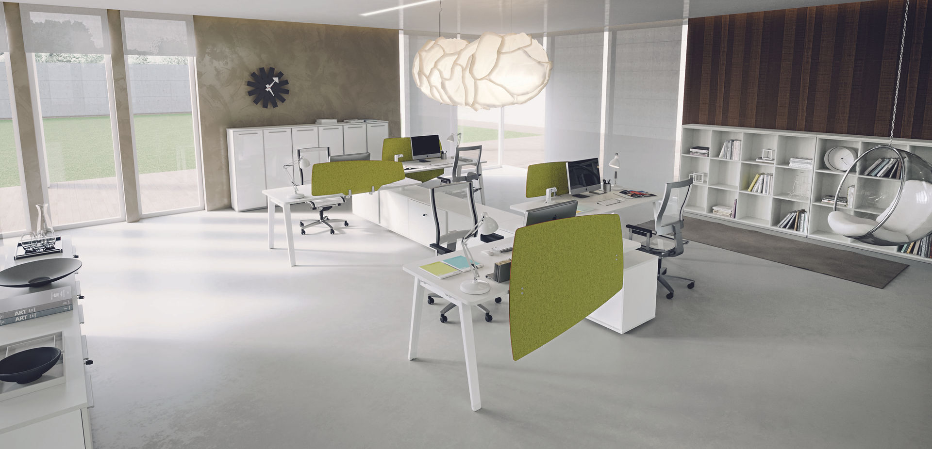 homify Modern style study/office Desks
