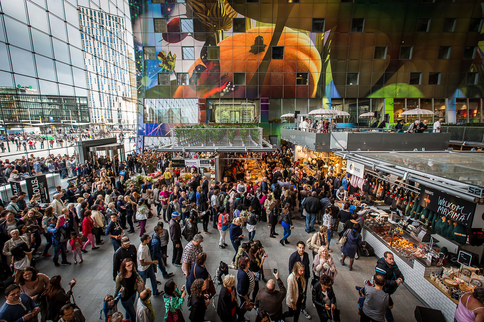 Markthal Rotterdam, MVRDV MVRDV Fotos de Decoración y Diseño de Interiores