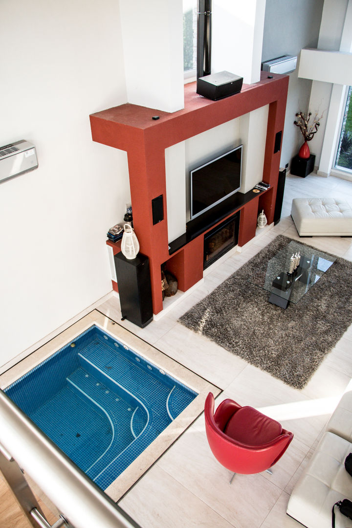 Metamorfosis arquitectònica: viejo espacio/nuevo uso, LEBEL LEBEL Modern living room