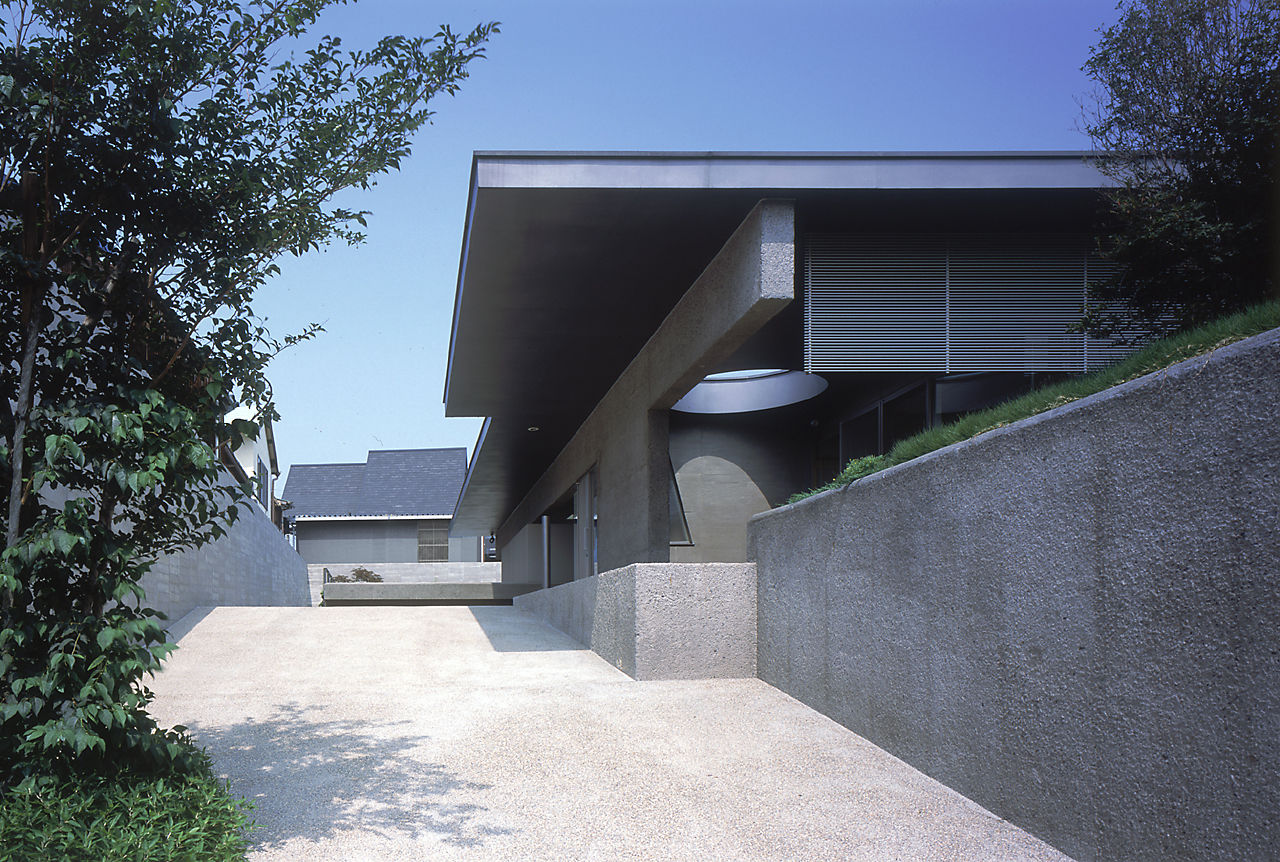 VILLA GAMAGORI, JWA，Jun Watanabe & Associates JWA，Jun Watanabe & Associates غرفة المعيشة