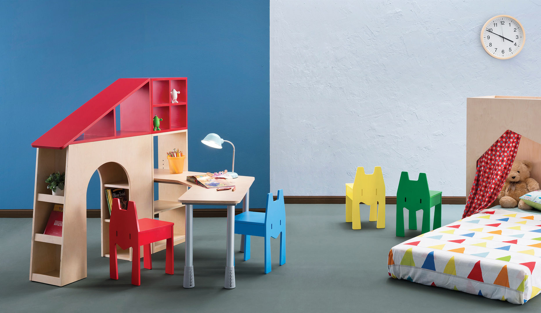 Kids room set, 쿤(KOON) 쿤(KOON) Dormitorios infantiles de estilo escandinavo Camas y cunas