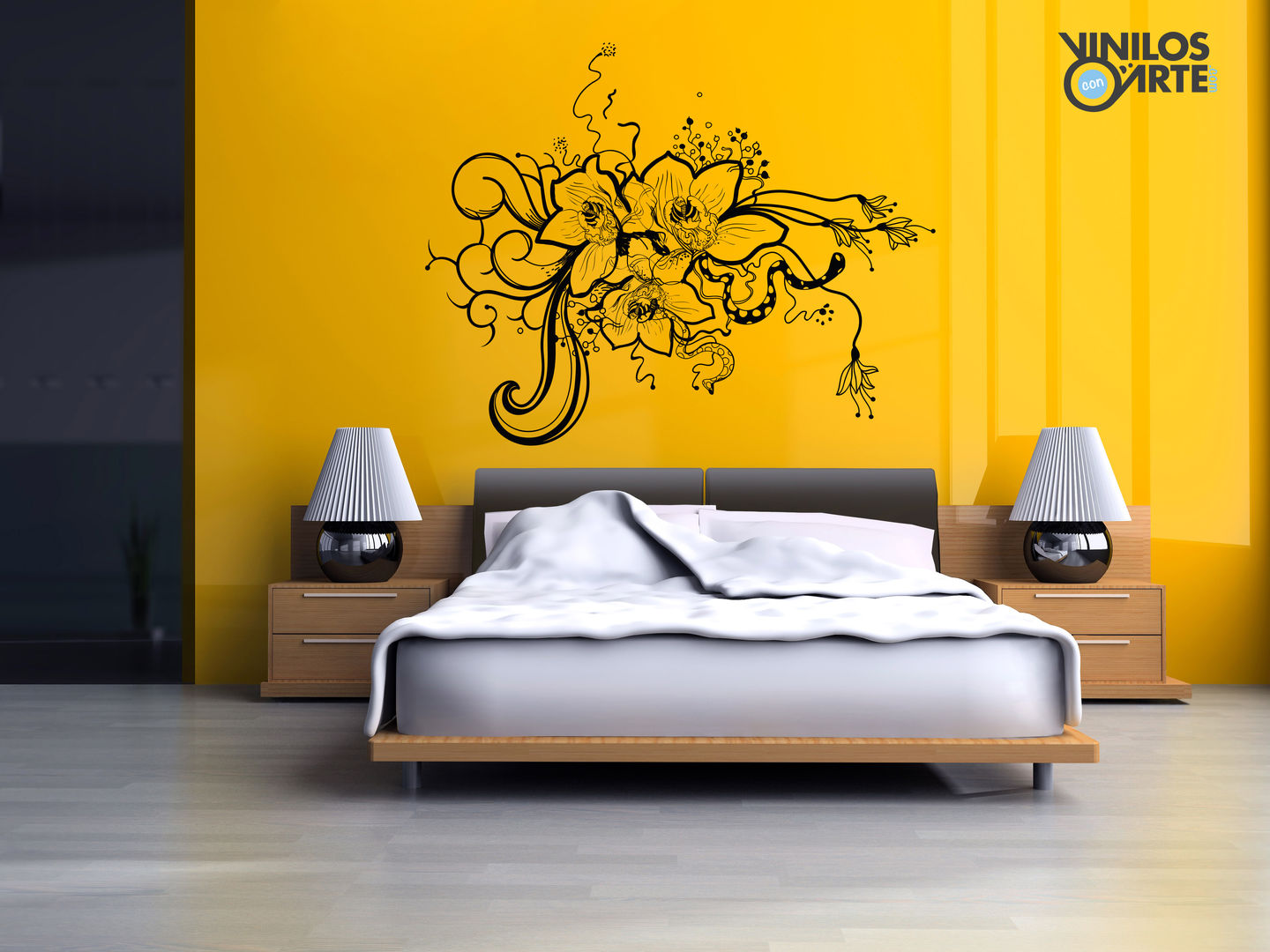-, Vinilos con Arte Vinilos con Arte Modern style bedroom