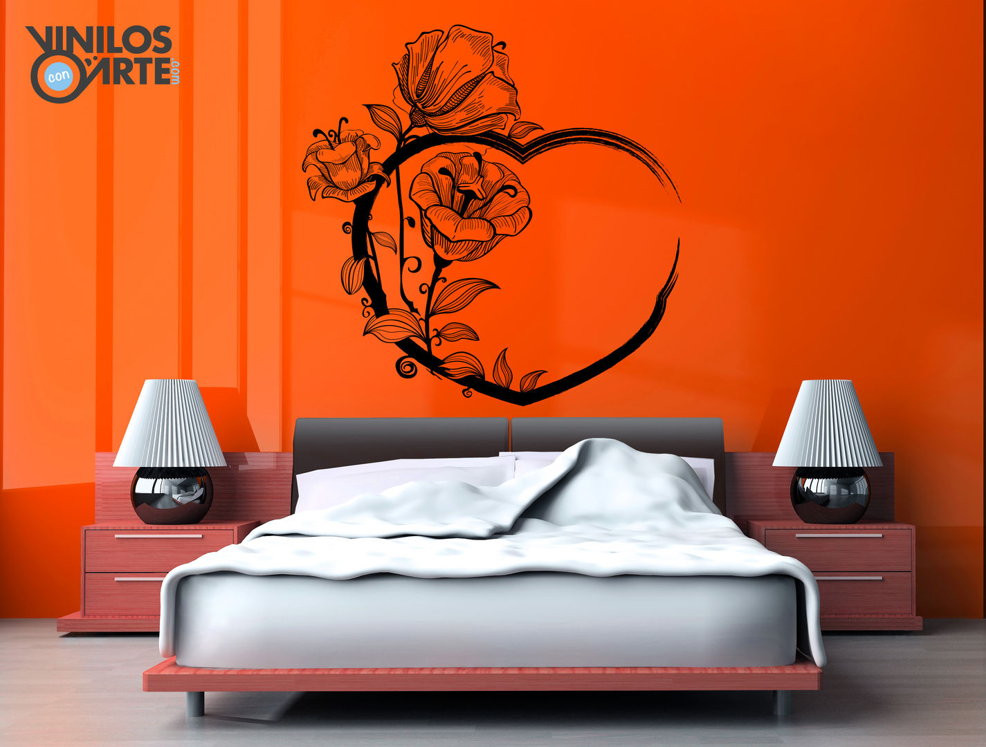 -, Vinilos con Arte Vinilos con Arte Modern style bedroom