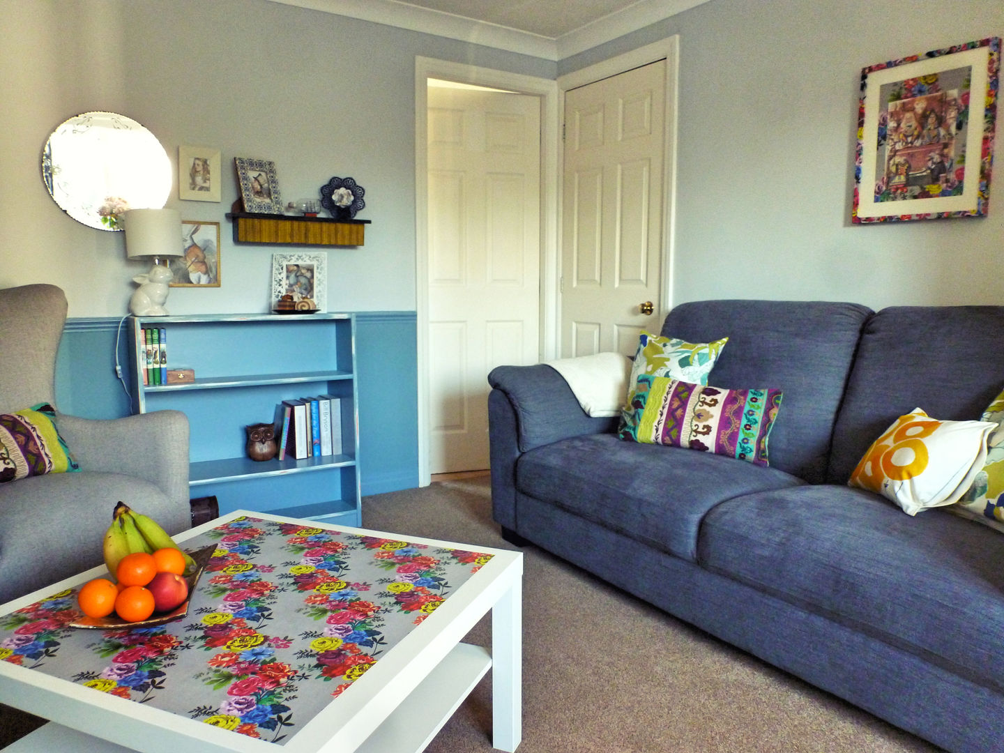 Living Room, Leeds, Crow's Nest Interiors Crow's Nest Interiors غرفة المعيشة