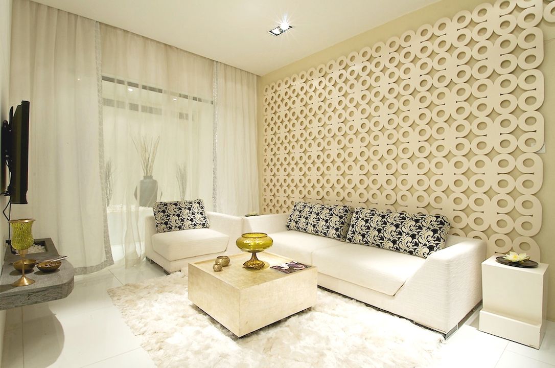 2BHK Residential Project in Kandivali, shahen mistry architects shahen mistry architects オリジナルデザインの リビング