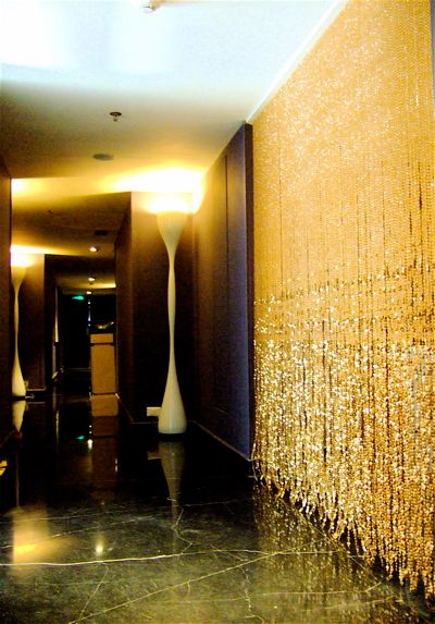 Champagne Gold Acrylic Crystal Bead Curtain, Memories of a Butterfly: Bead Curtains & Room Dividers Memories of a Butterfly: Bead Curtains & Room Dividers Pintu & Jendela Gaya Asia Blinds & shutters