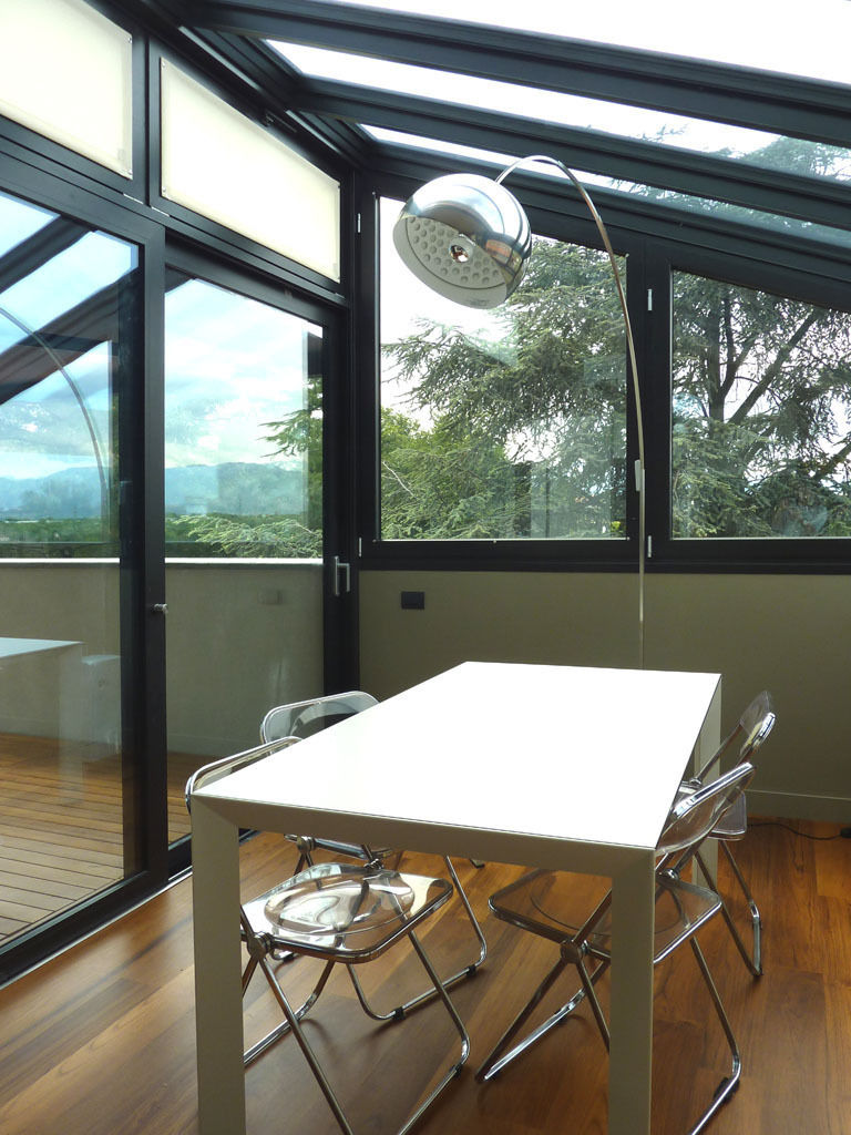 Ristrutturazione di mansarda con terrazzo e veranda, Studio Restagno Studio Restagno