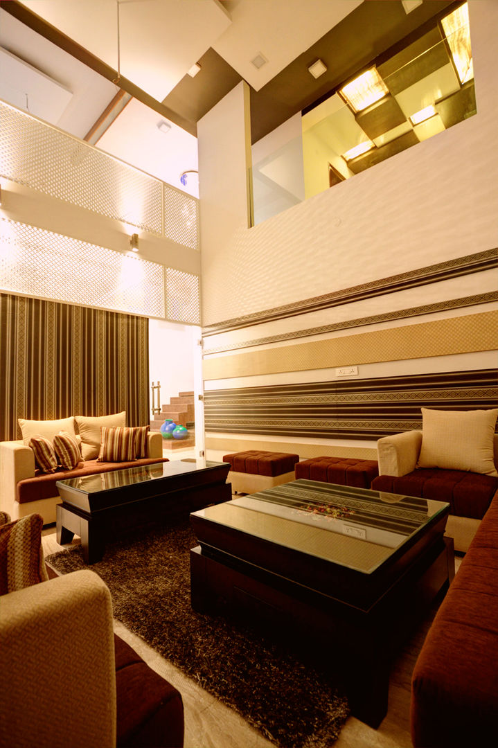 Living Room Studio An-V-Thot Architects Pvt. Ltd. Modern houses