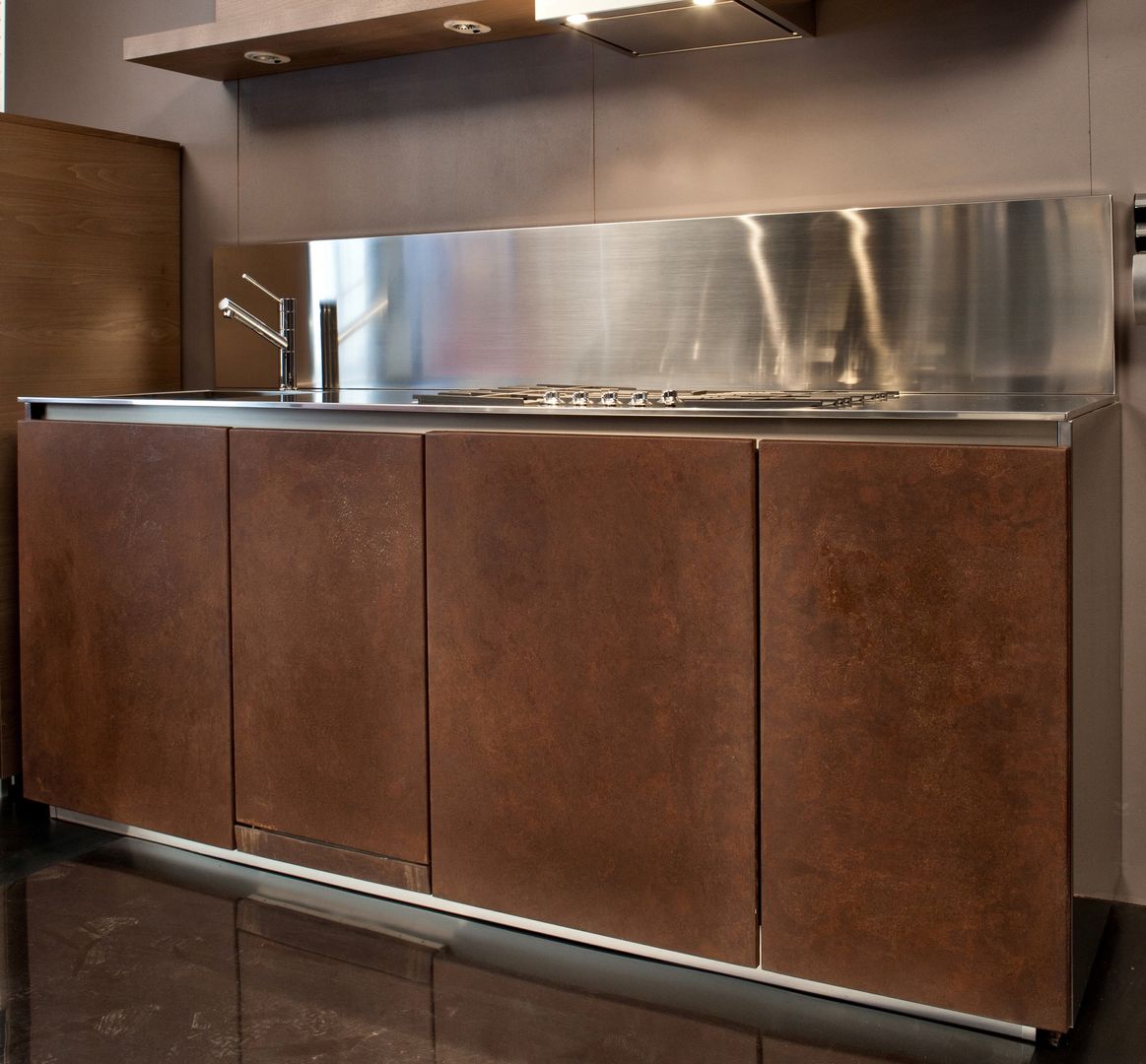 CUCINA BROWN STEEL, SteellArt SteellArt Kitchen Bench tops