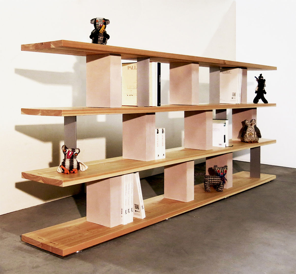 Volume 3, Fabrizio Demma Atelier Fabrizio Demma Atelier Living room Shelves