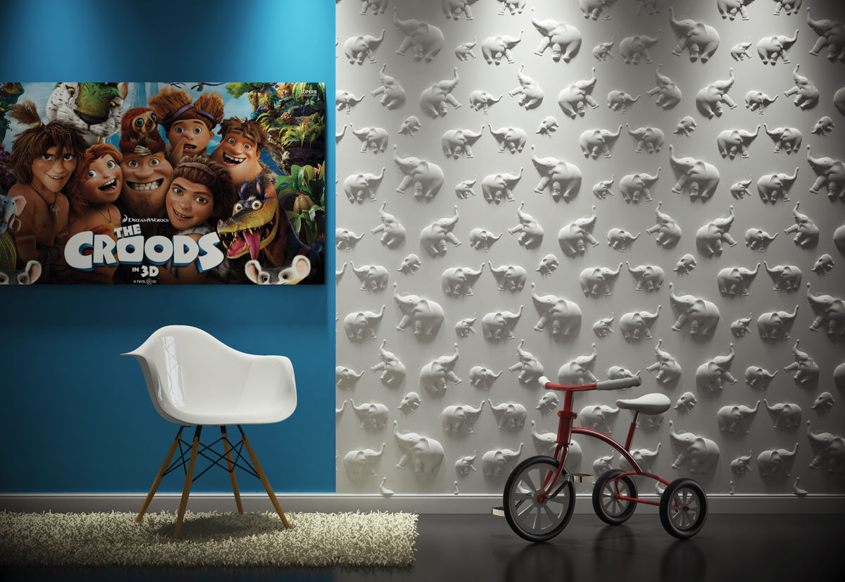 3D-Effekt: Dekorative Wandpaneele mit dem gewissen Etwas, Loft Design System Deutschland - Wandpaneele aus Bayern Loft Design System Deutschland - Wandpaneele aus Bayern Moderne Kinderzimmer