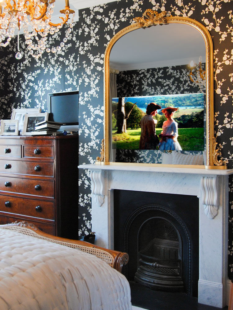 TV Mirrors, Overmantels Overmantels Salas de estilo clásico Chimeneas y accesorios
