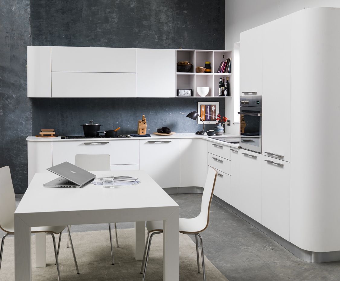 Cucina Piana LACCATA LUCIDA, gentili group gentili group Cocinas de estilo moderno Almacenamiento y despensa