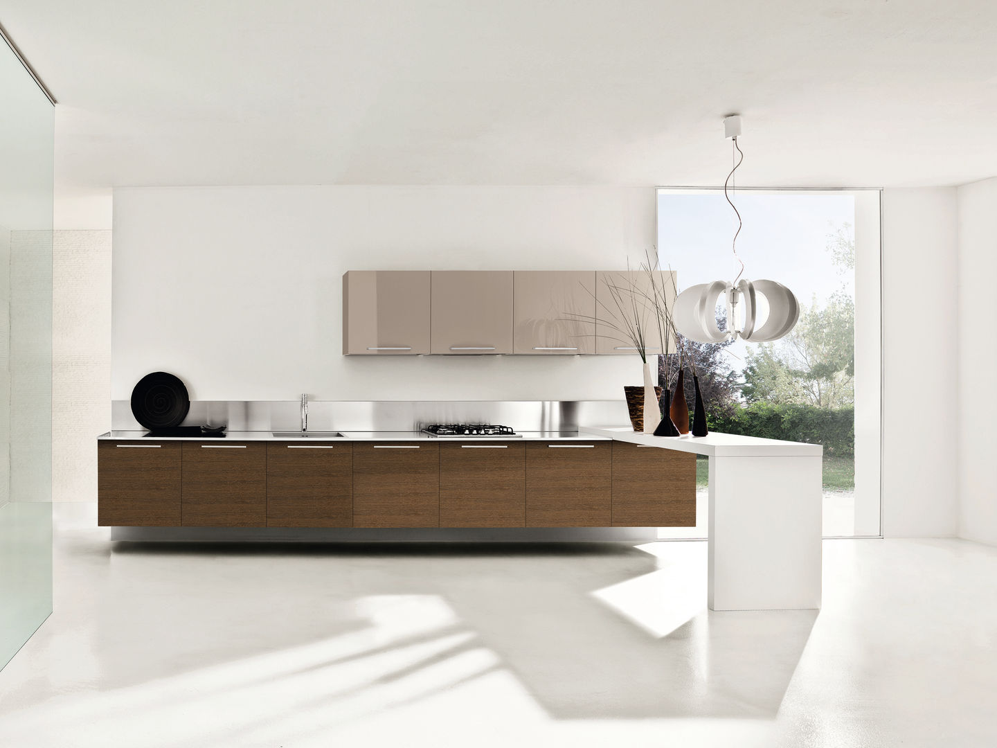 Cucina Piana Wood e Polimerico, gentili group gentili group