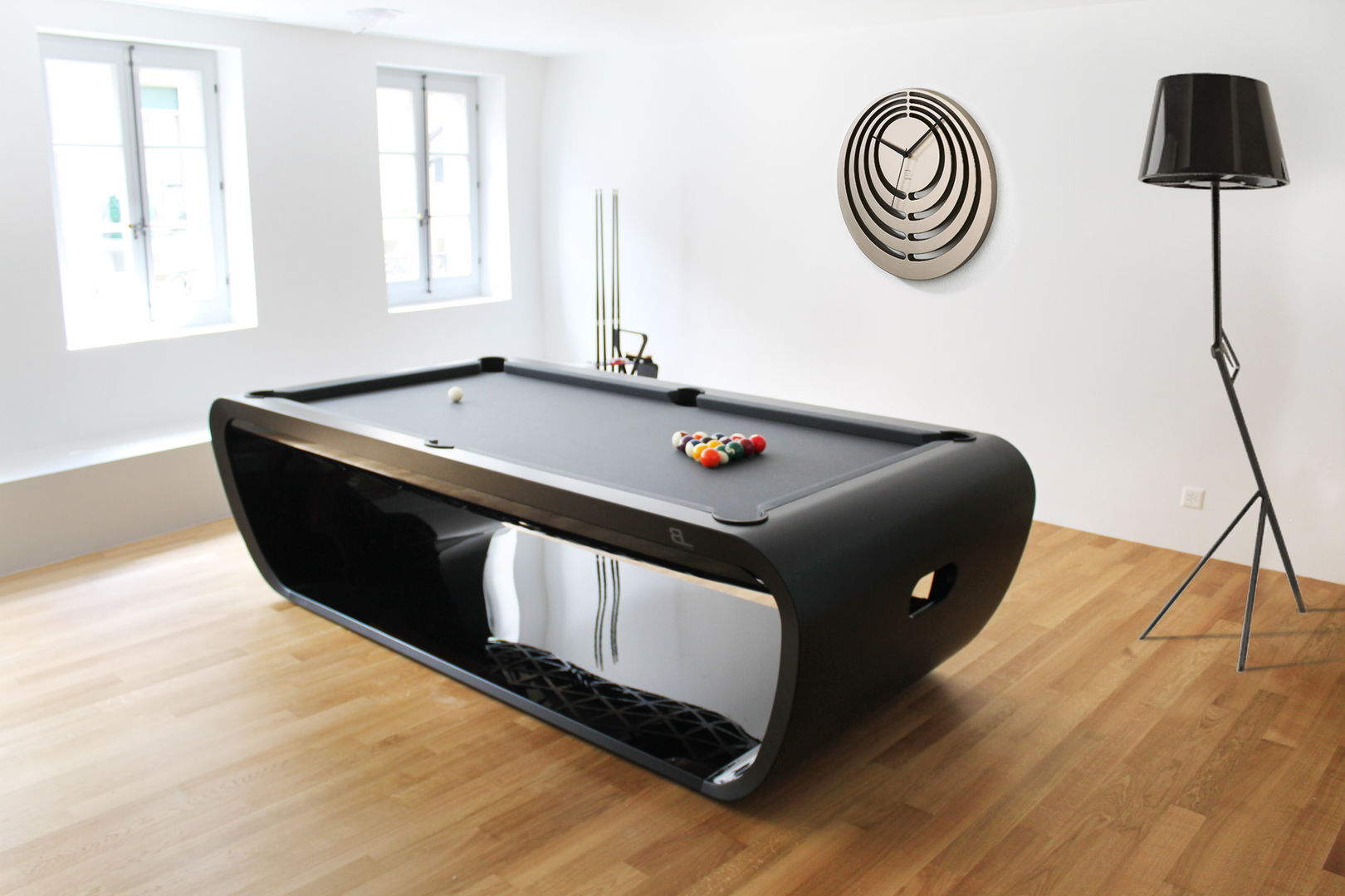 Blacklight Pool Table, Quantum Play Quantum Play Modern media room Furniture