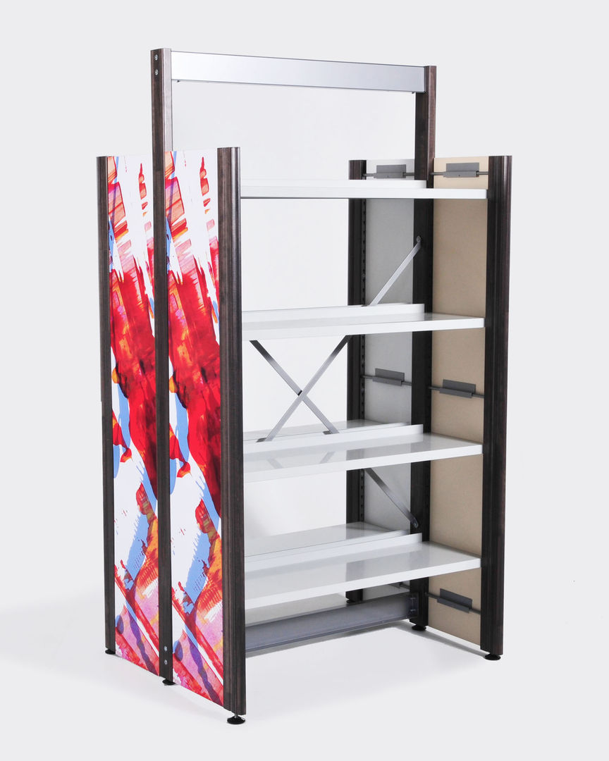 homify Phòng khách phong cách công nghiệp Shelves