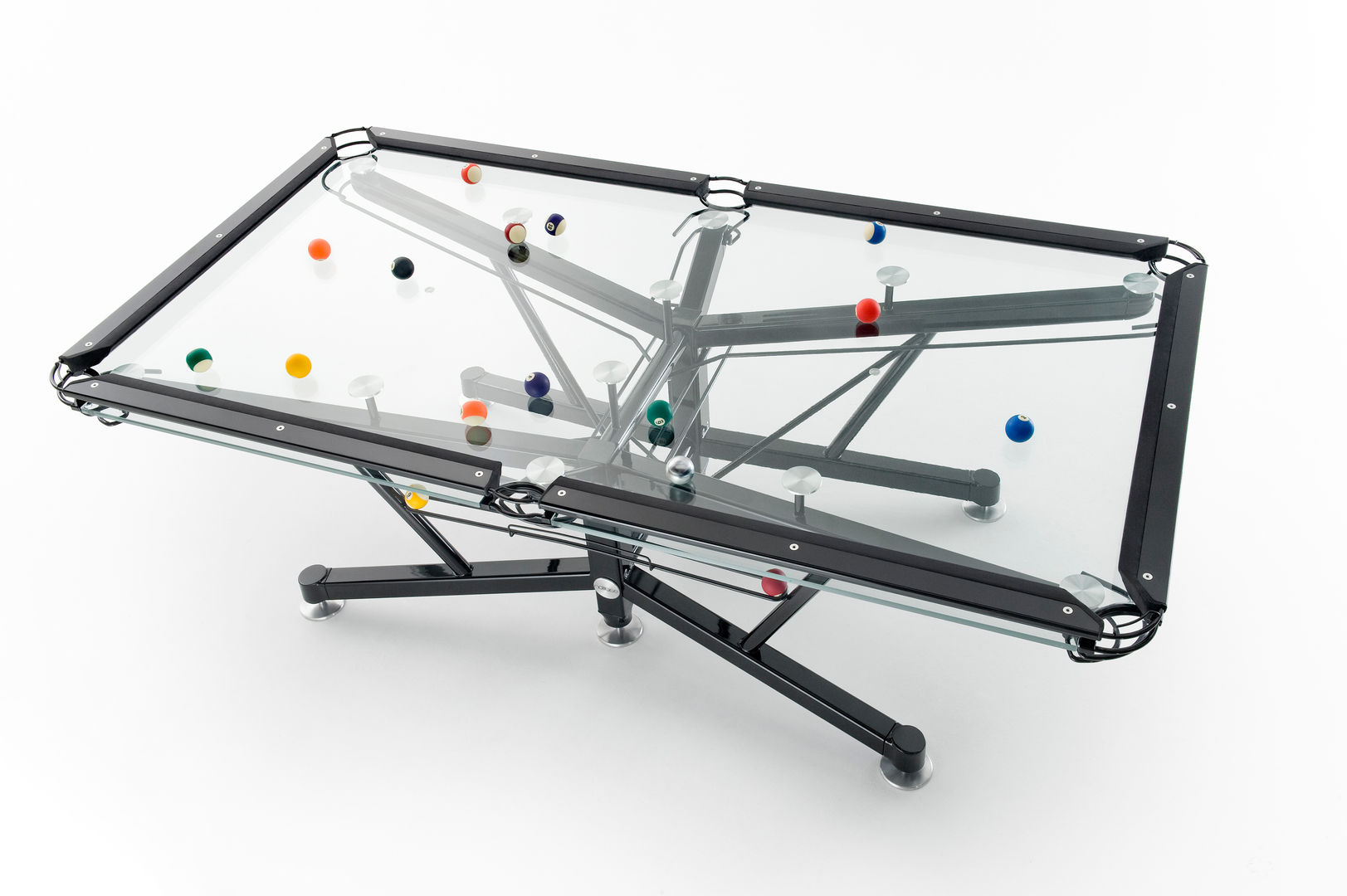 G1 Glass Pool Table, Quantum Play Quantum Play Salas multimedia de estilo moderno Muebles