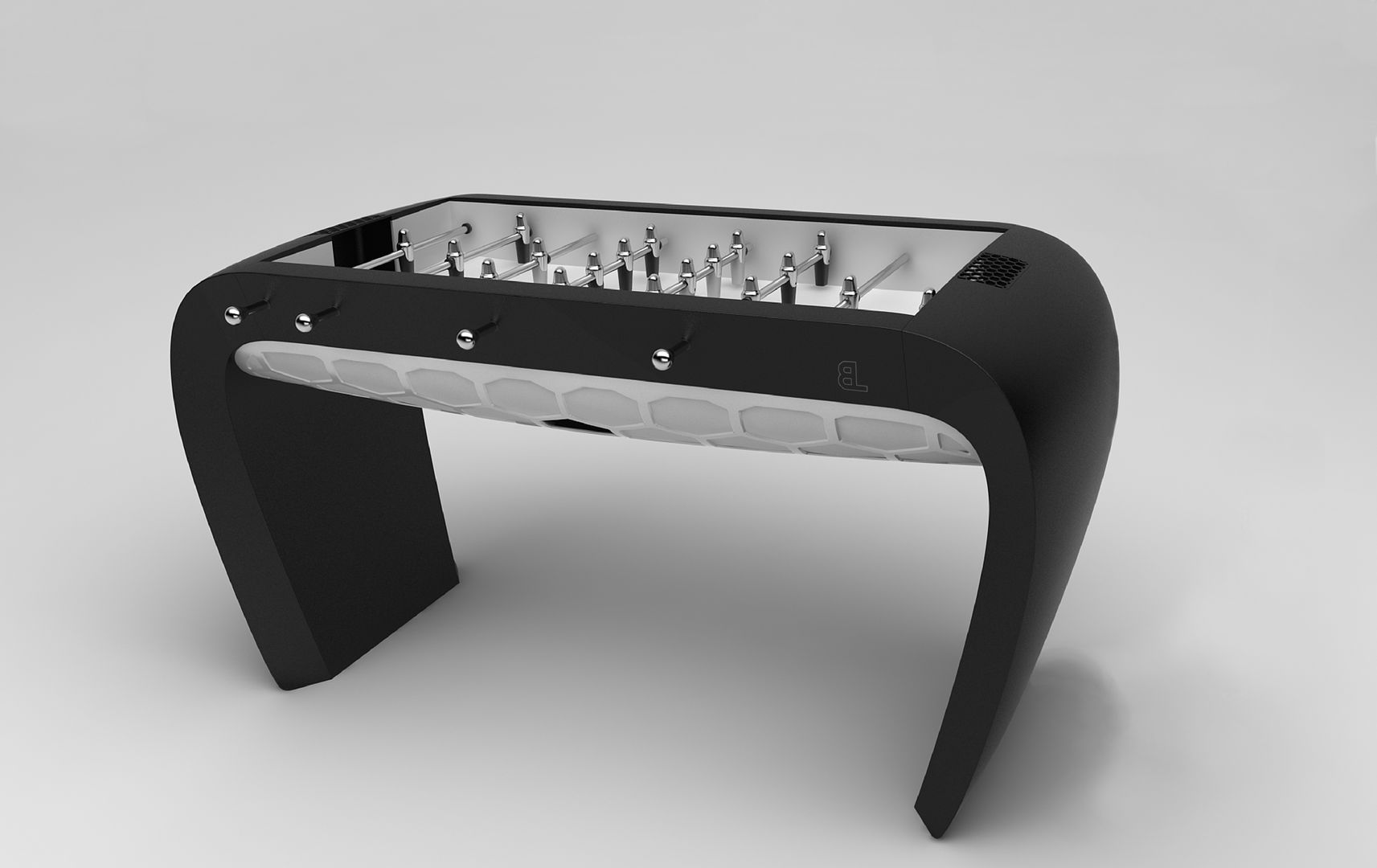 Blackball Foosball Table, Quantum Play Quantum Play Moderner Multimedia-Raum Möbel
