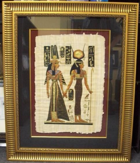 ORIGINAL EGYPTIAN PAPYRUS PAINTINGS SHEEVIA INTERIOR CONCEPTS 更多房间 照片與畫作