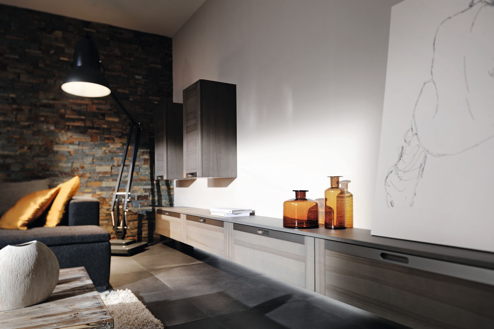 ATTITUDE pour Arthur Bonnet, Les Procréatifs Les Procréatifs Nhà bếp: thiết kế nội thất · bố trí · hình ảnh Cabinets & shelves