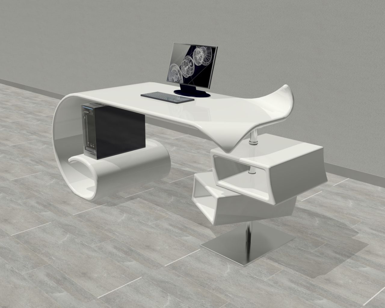 scrivania Waves, B & G design B & G design Study/office Desks