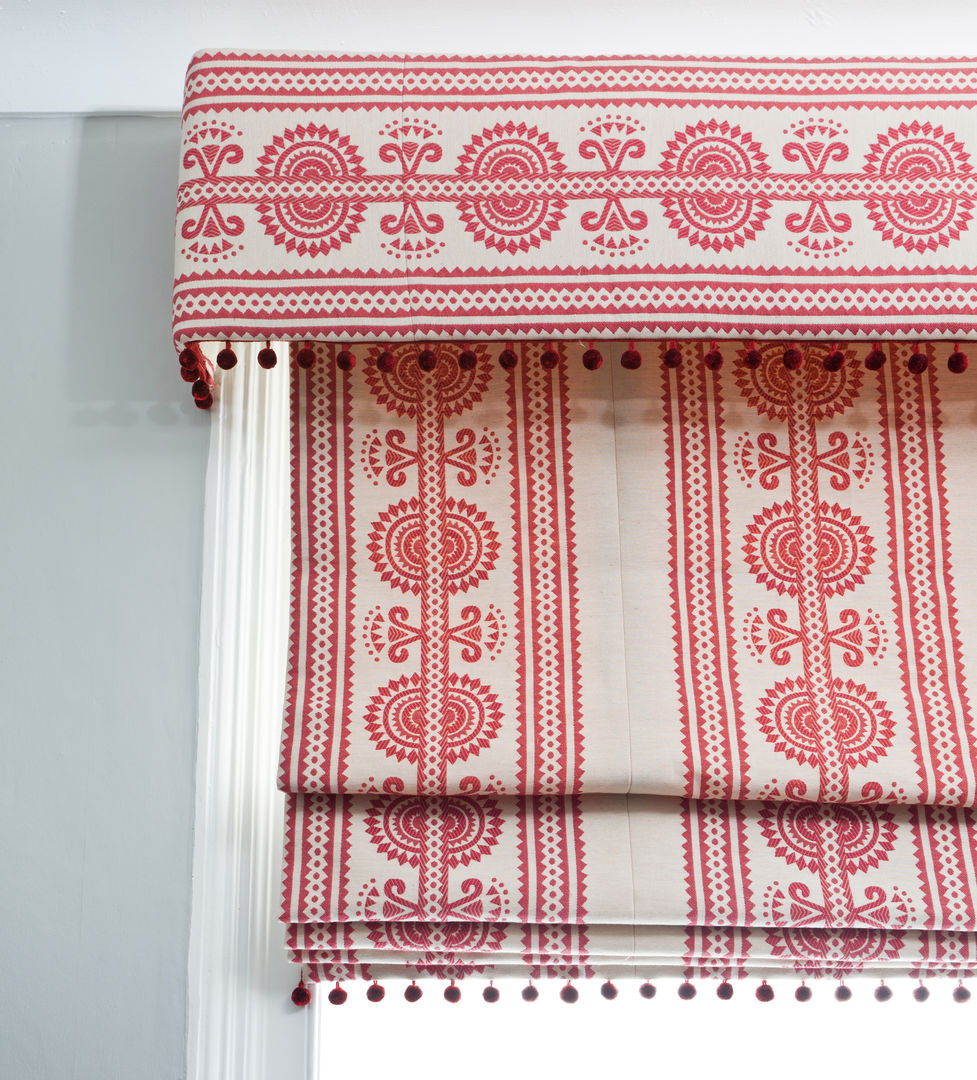Kurpie :: Fabric :: Red Julia Brendel Limited Eclectic style living room Accessories & decoration