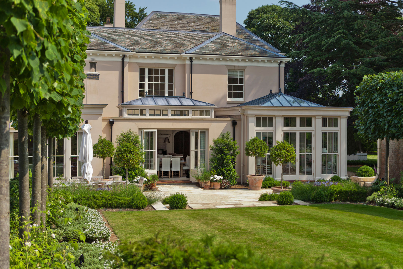 Orangery with Bi-fold Doors Vale Garden Houses Conservatory