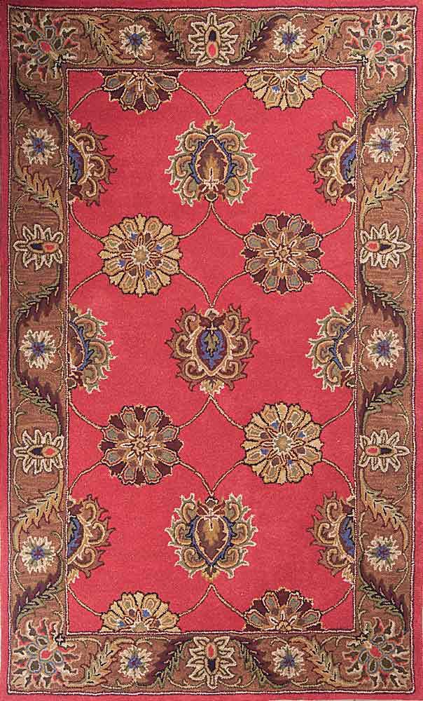 Oriental persian area rug handmade Red Brown carpet, Midas craft Midas craft Moderne woonkamers Verlichting