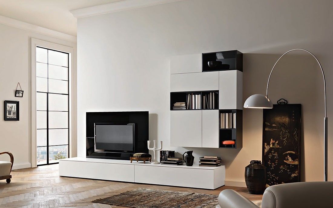 Design Wohnwände, Wohnstation Wohnstation Modern living room TV stands & cabinets