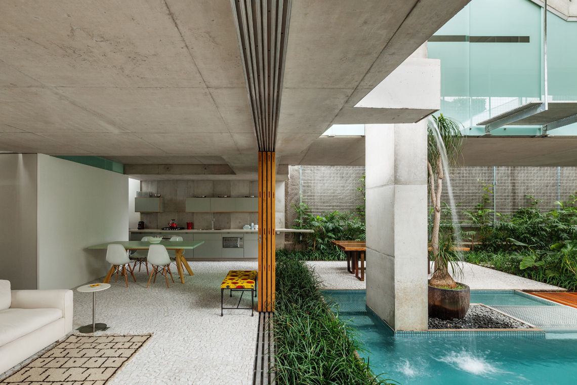 CASA DE FIM DE SEMANA EM SÃO PAULO, spbr arquitetos spbr arquitetos Rumah: Ide desain interior, inspirasi & gambar