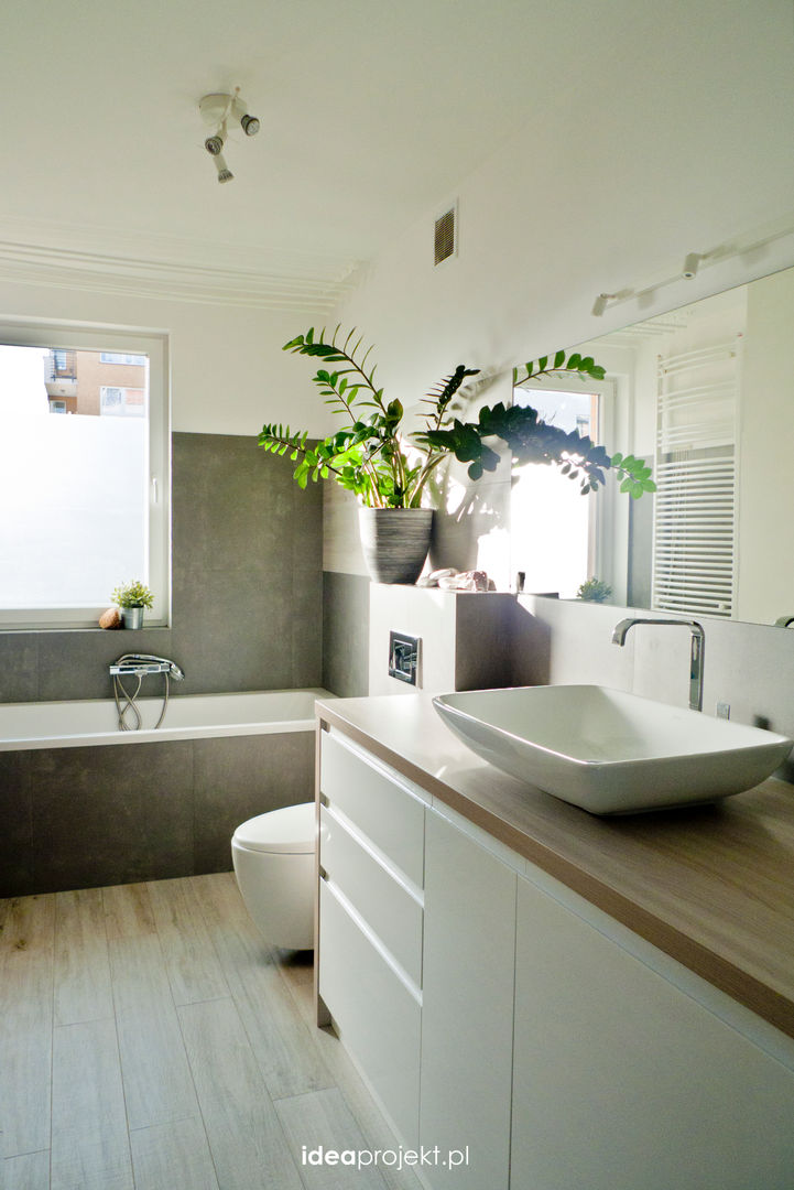 Betonowo, idea projekt idea projekt Ванная комната в скандинавском стиле
