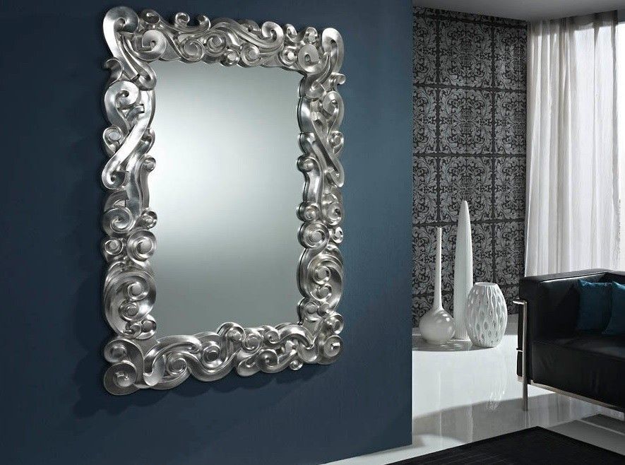 Espejo Majestic Rectangular Plata Ámbar Muebles Vestidores y placares de estilo clásico Espejos