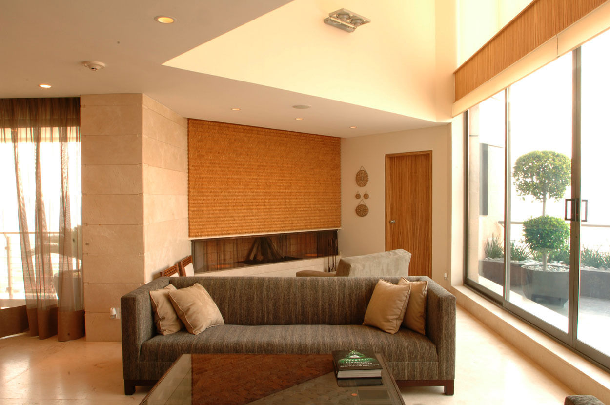 PH A Las Nubes ARCO Arquitectura Contemporánea Phòng khách: thiết kế nội thất · bố trí · ảnh