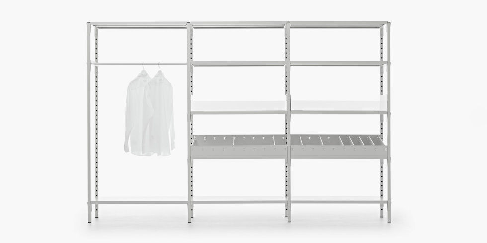 Uno, metal storage shelves, Fantin Fantin Комерційні приміщення Офісні приміщення та магазини