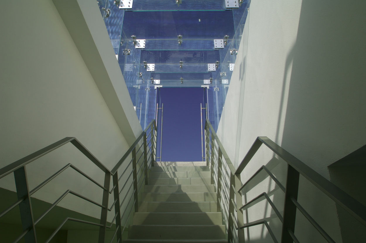 Skyview Polanco ARCO Arquitectura Contemporánea Korytarz, przedpokój i schody