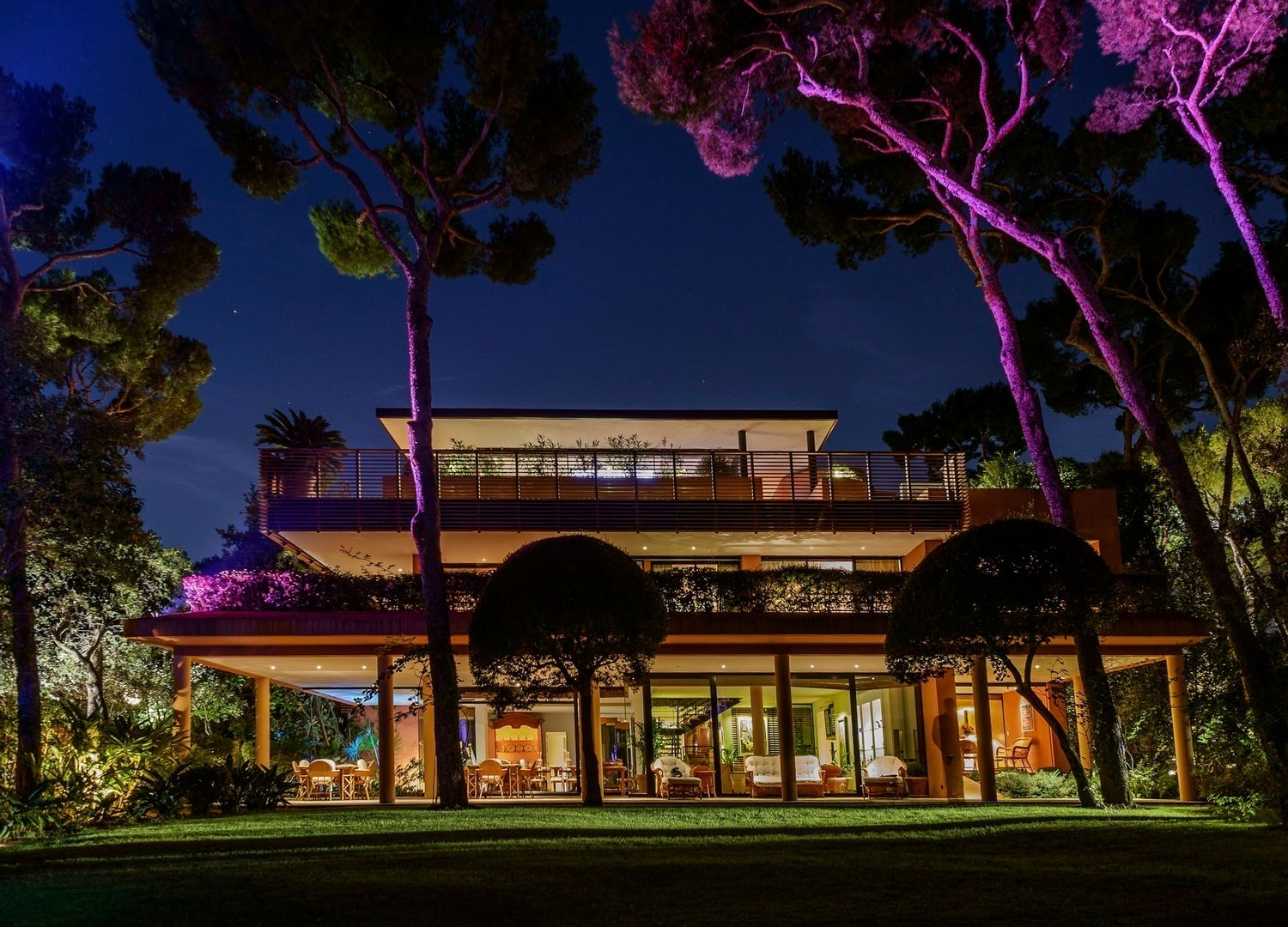 Villa particulier ALPES MARITIMES, Artlight Design Artlight Design Taman Gaya Mediteran