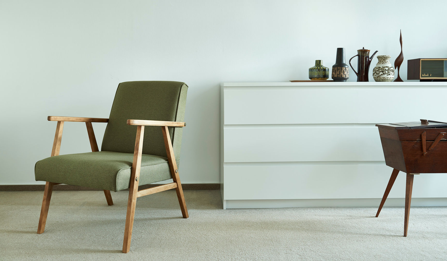 Klassischer Sessel 60er Jahre homify Moderne Wohnzimmer Sofas und Sessel