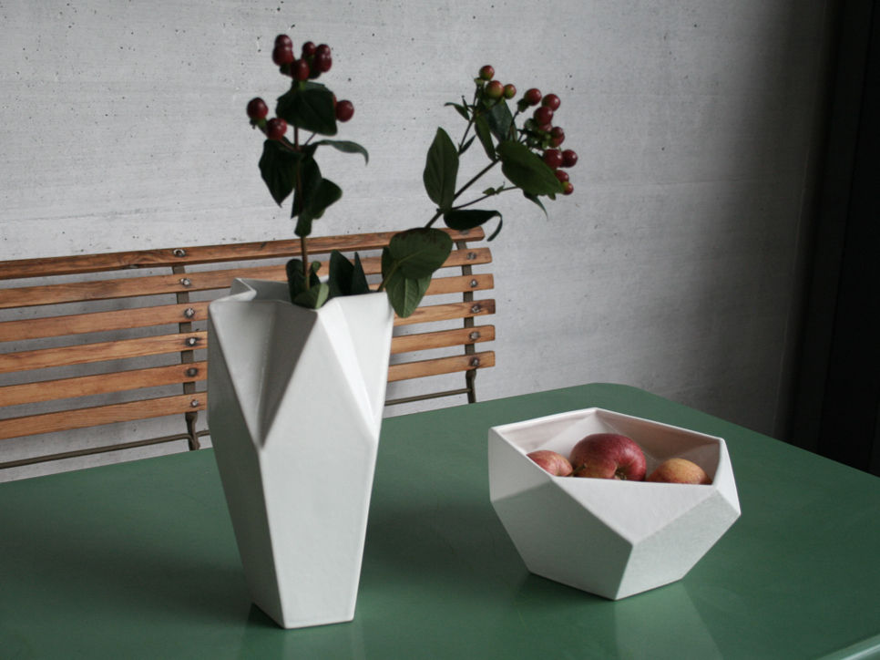 Geometrische Keramikserie 5Eck-Familie , Raum B Raum B Modern living Accessories & decoration