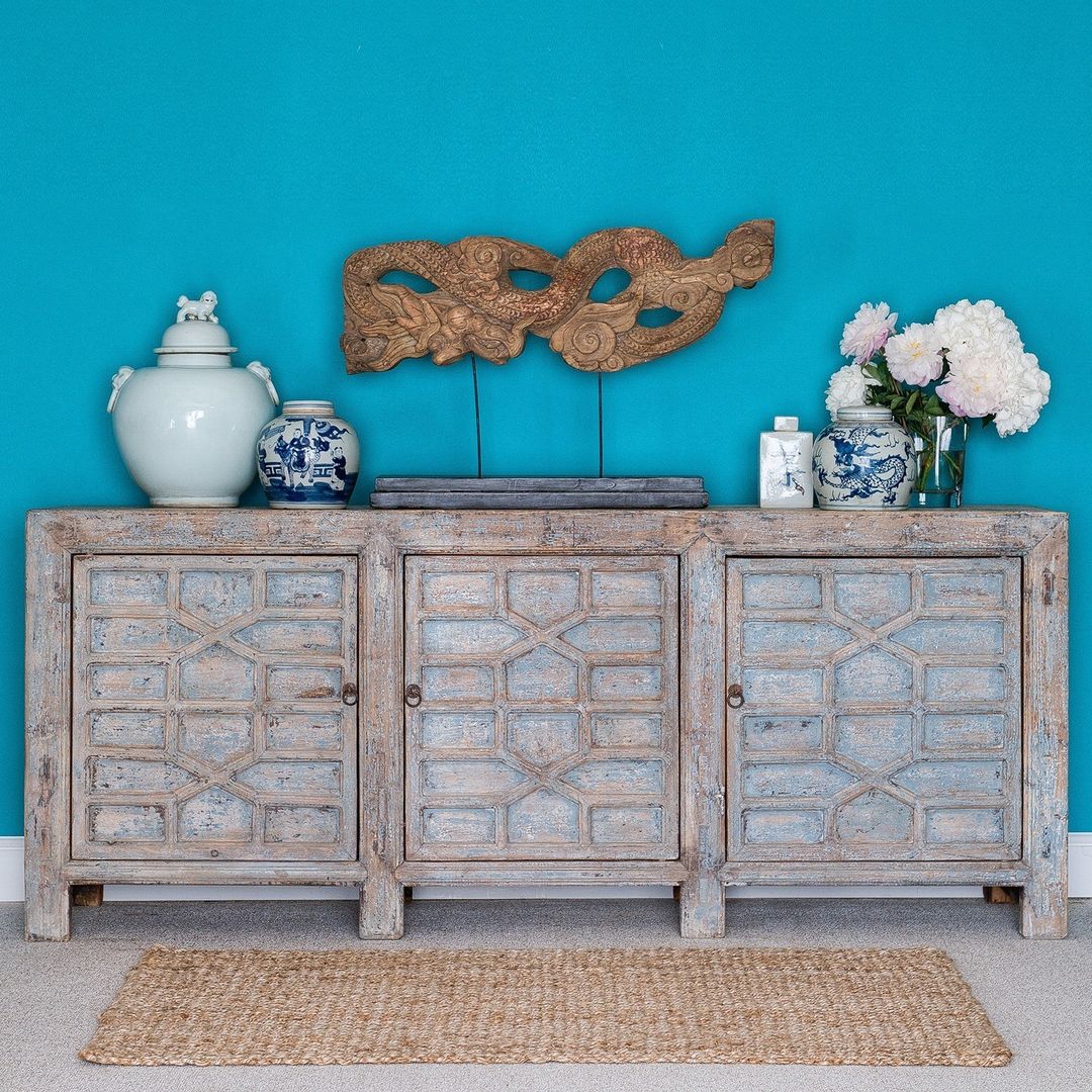 Chinese Paneled Sideboard Gansu Province c.1900 homify Asian style living room Lighting