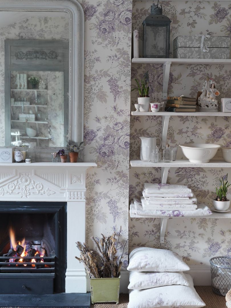 Bespoke Wallpaper Cabbages & Roses Interior design