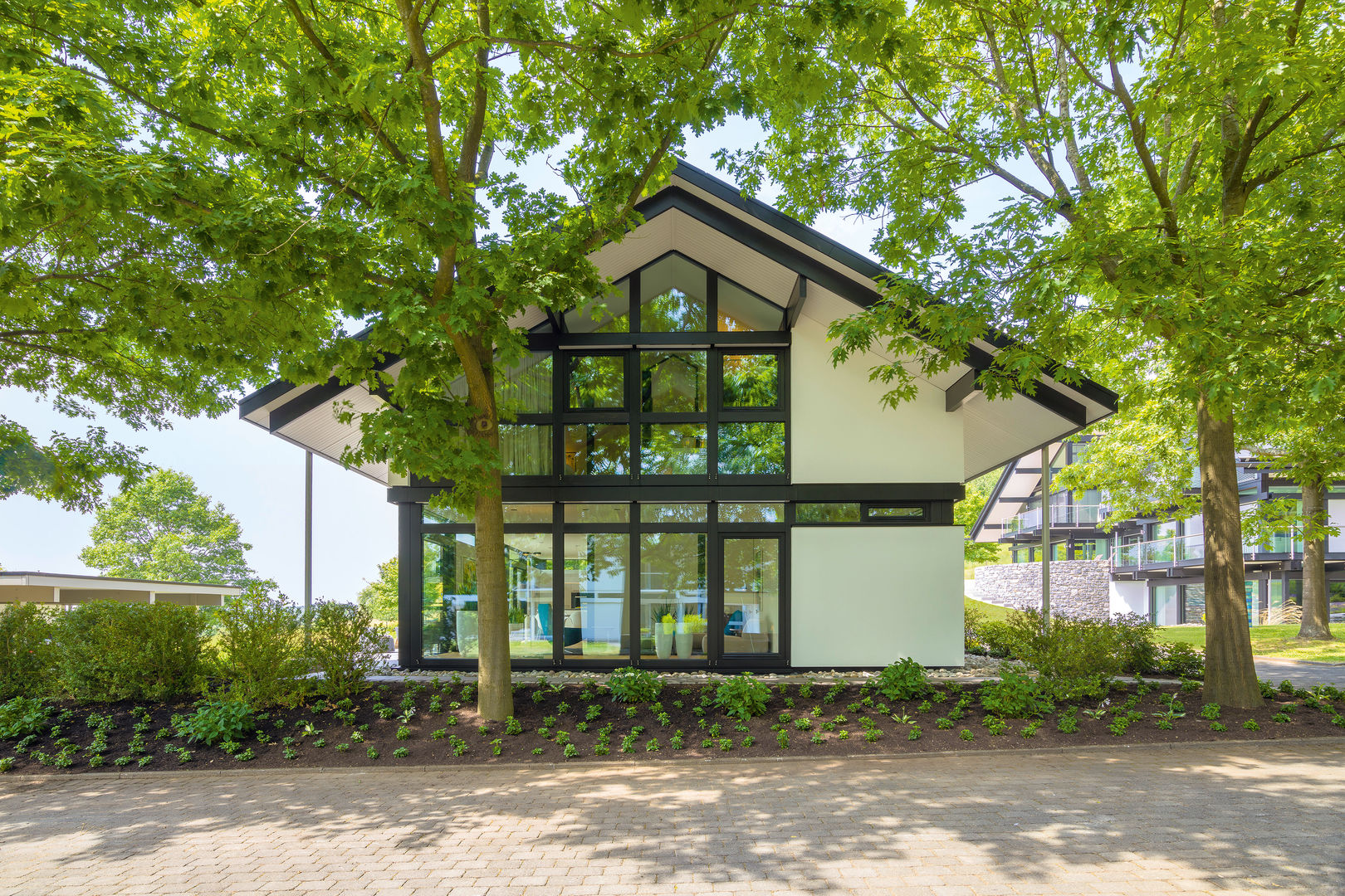 HUF Haus MODUM 7:10, HUF HAUS GmbH u. Co. KG HUF HAUS GmbH u. Co. KG Дома в стиле модерн