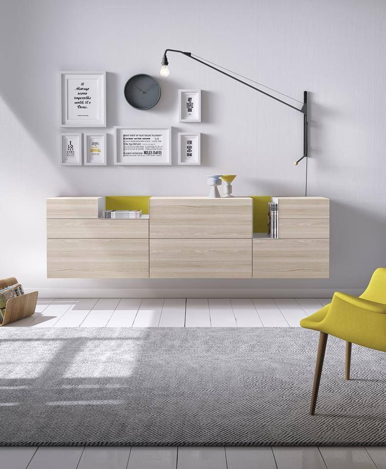 Aparador moderno Muebles Capsir Livings de estilo moderno Alacenas y cajoneras