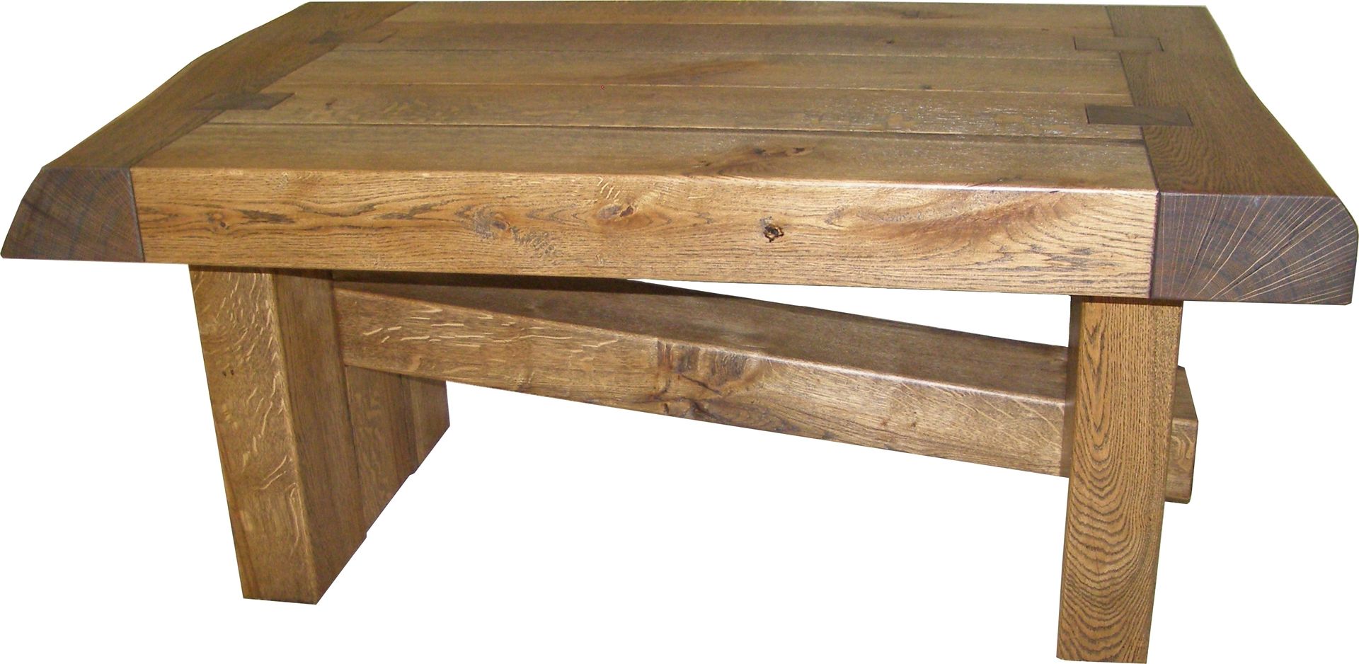 "Ein starkes Stück Natur" - Couchtisch, Holz-Design Schlichter Holz-Design Schlichter Living room Side tables & trays