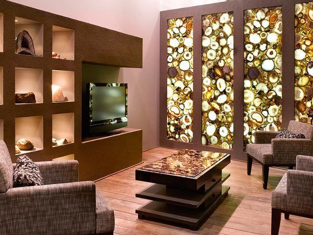 Round Carnelian Wall Panel, Stonesmiths - Redefining Stoneage Stonesmiths - Redefining Stoneage غرفة المعيشة ديكورات واكسسوارات