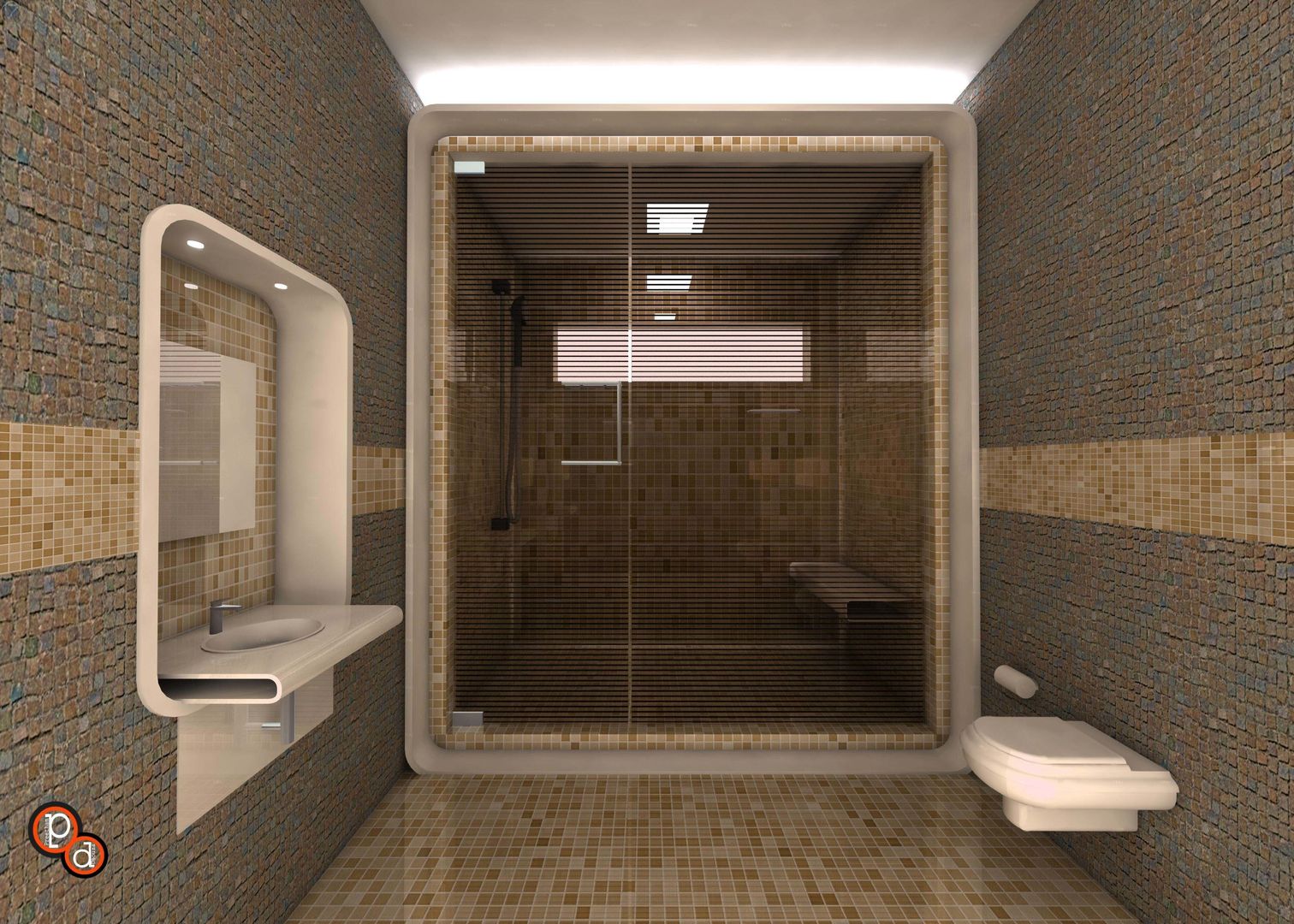 Bathroom Interiors, Preetham Interior Designer Preetham Interior Designer 미니멀리스트 욕실