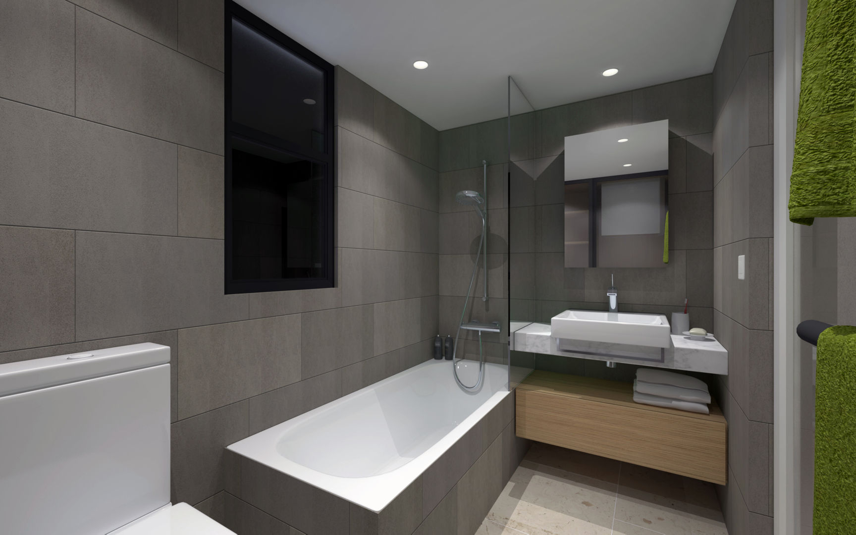 LT's RESIDENCE, arctitudesign arctitudesign Minimalist style bathroom Tap,Property,Building,Plumbing fixture,Bathroom,Comfort,Bathtub,Interior design,Fixture,Floor