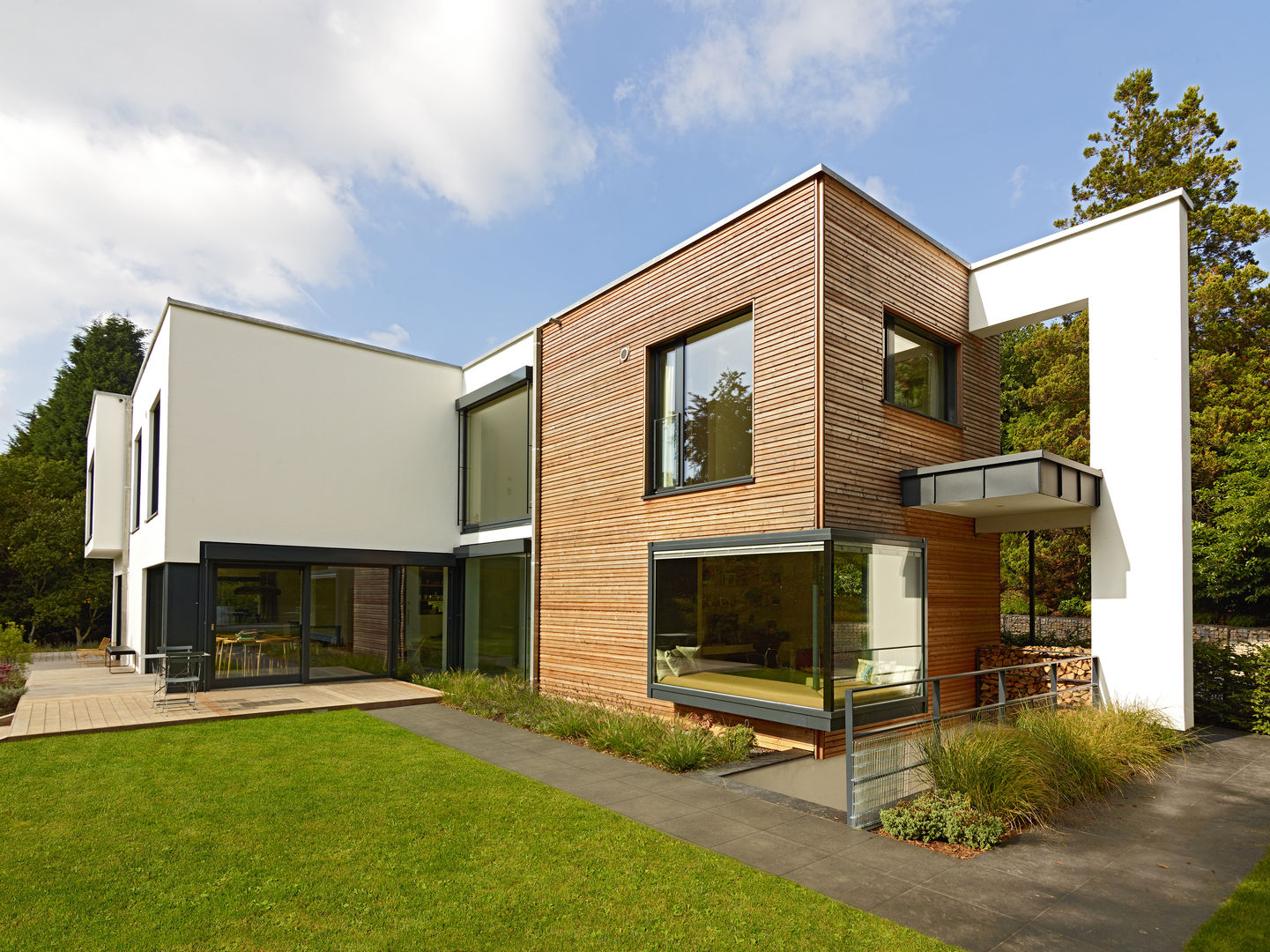 Luxus-Designhaus in England , Bau-Fritz GmbH & Co. KG Bau-Fritz GmbH & Co. KG Maisons modernes