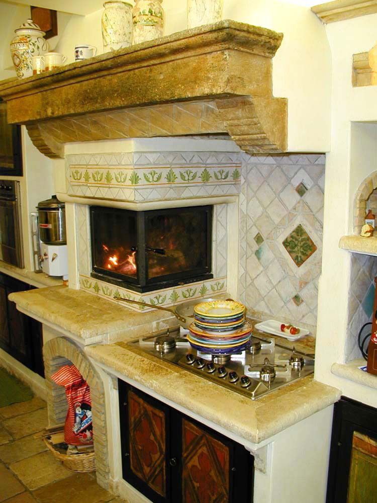 Ceramica , La Fleche Design La Fleche Design Colonial style kitchen Stone Bench tops