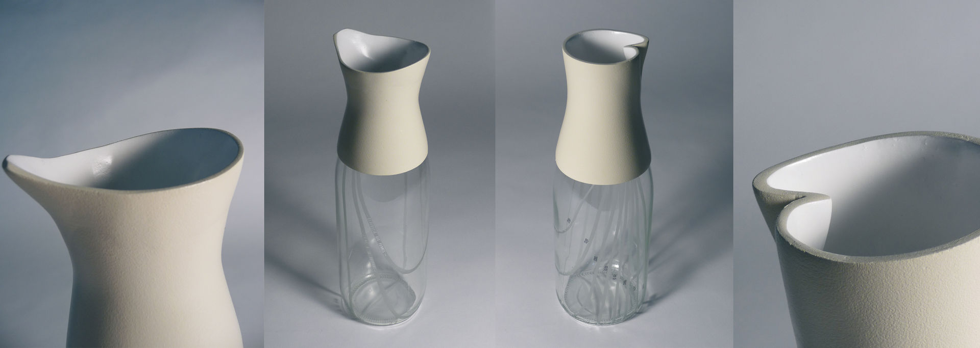 [Re]lait - Le design au service du lait cru, L'Accent du m L'Accent du m Cocinas de estilo minimalista Vasos, cubiertos y vajilla