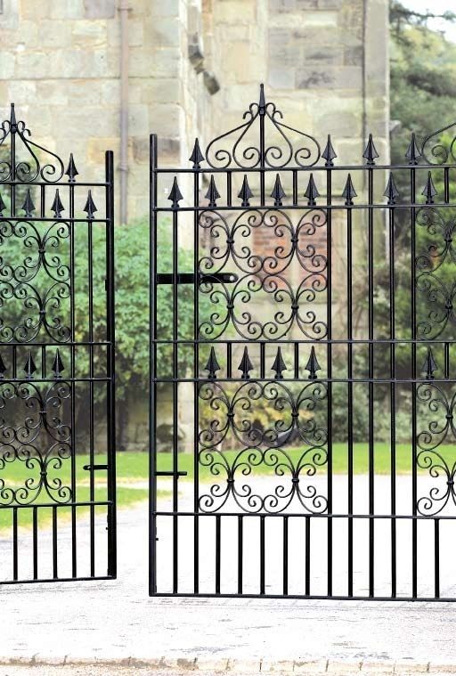 A Selection of Wrought Iron Gates, Garden Gates Direct Garden Gates Direct Taman Klasik Fencing & walls
